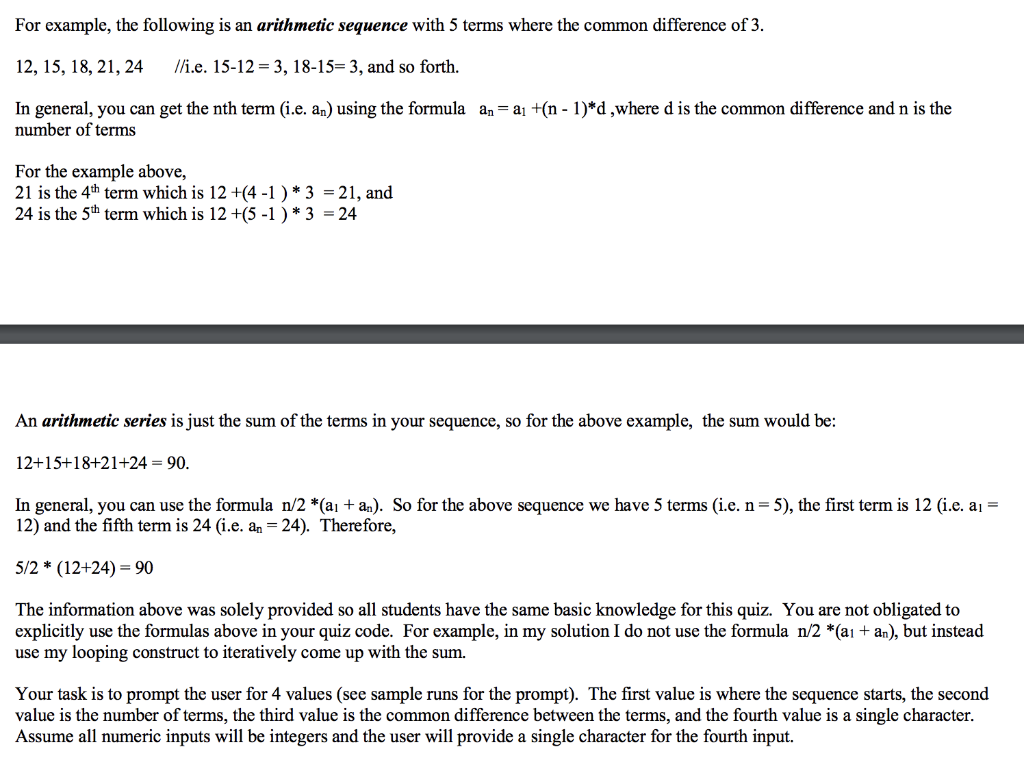 please help. Code in java. For example, the following is an arithmetic