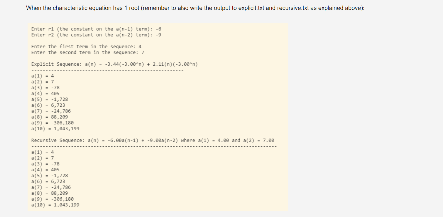 format the output (sequence definitions should displayed with 2 decimal places in