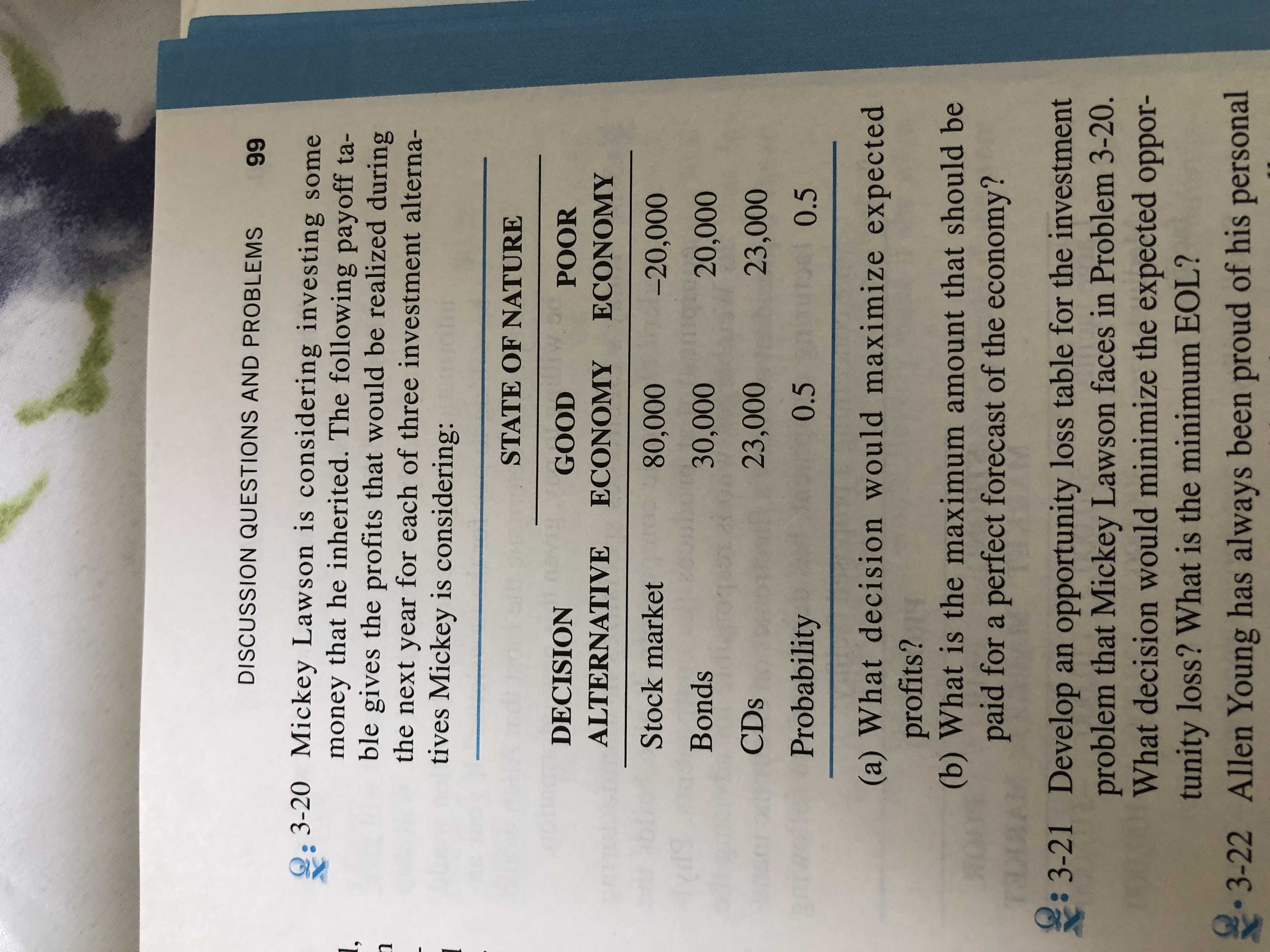 3-17 Kenneth Brown is the principal owner of Brown Oil, Inc. After