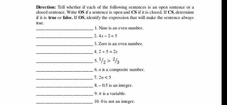 V ,A,-,or 1. If today is Friday (p), then tomorrow is Saturday