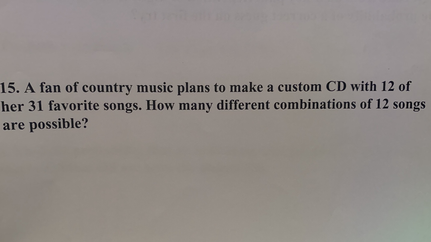 Can I get answer to this statistic problem in the picture. 15.