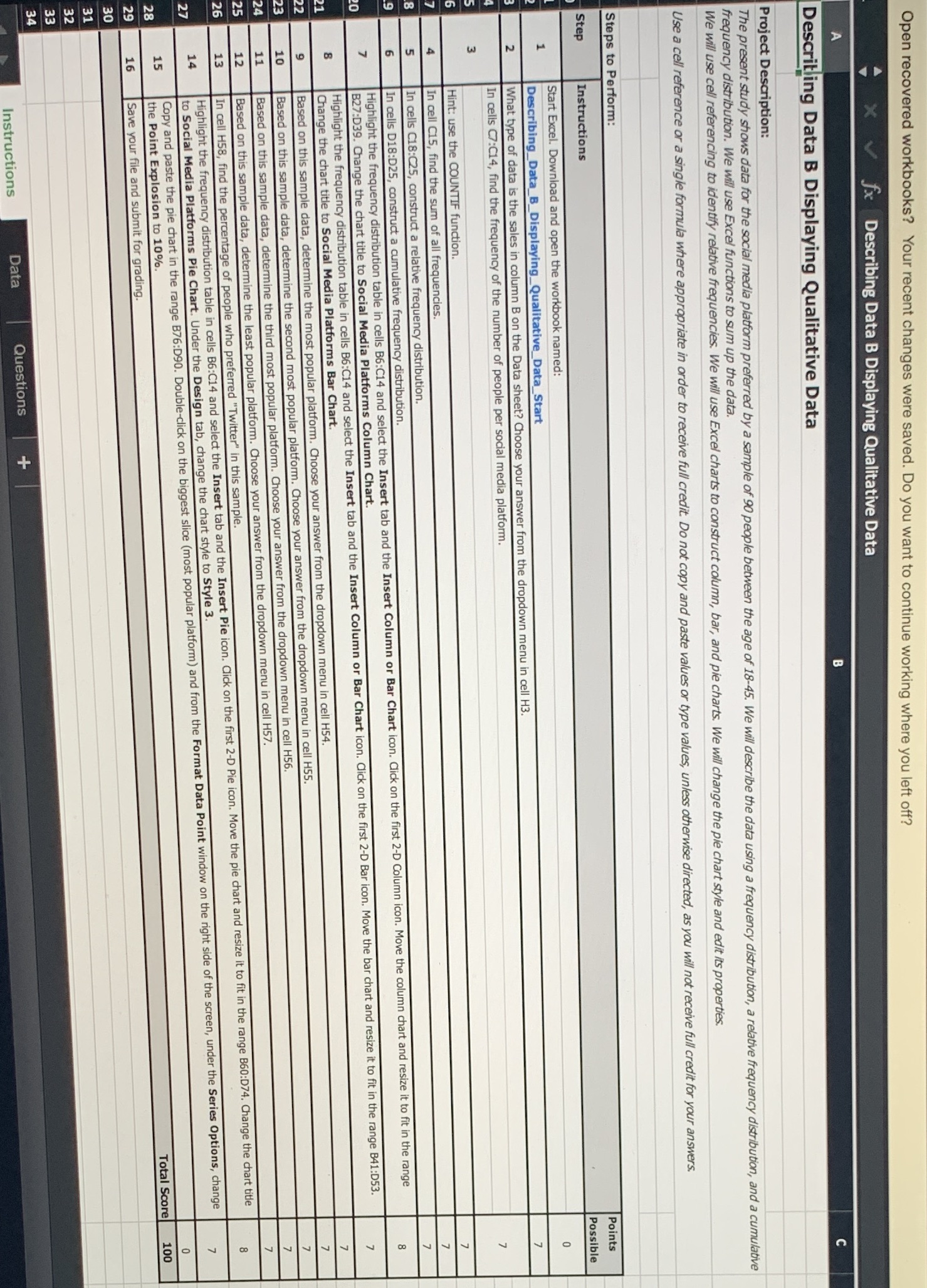 Please help me solve through excel formulas and show all formulas Use