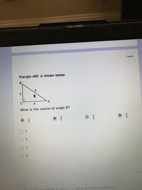 tan x = 12 D COSX = and tanx = 12 12