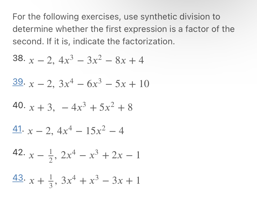 Please help ASAP with the following problemsSection 5.4 #'s: 39, 41, 43(SHOW