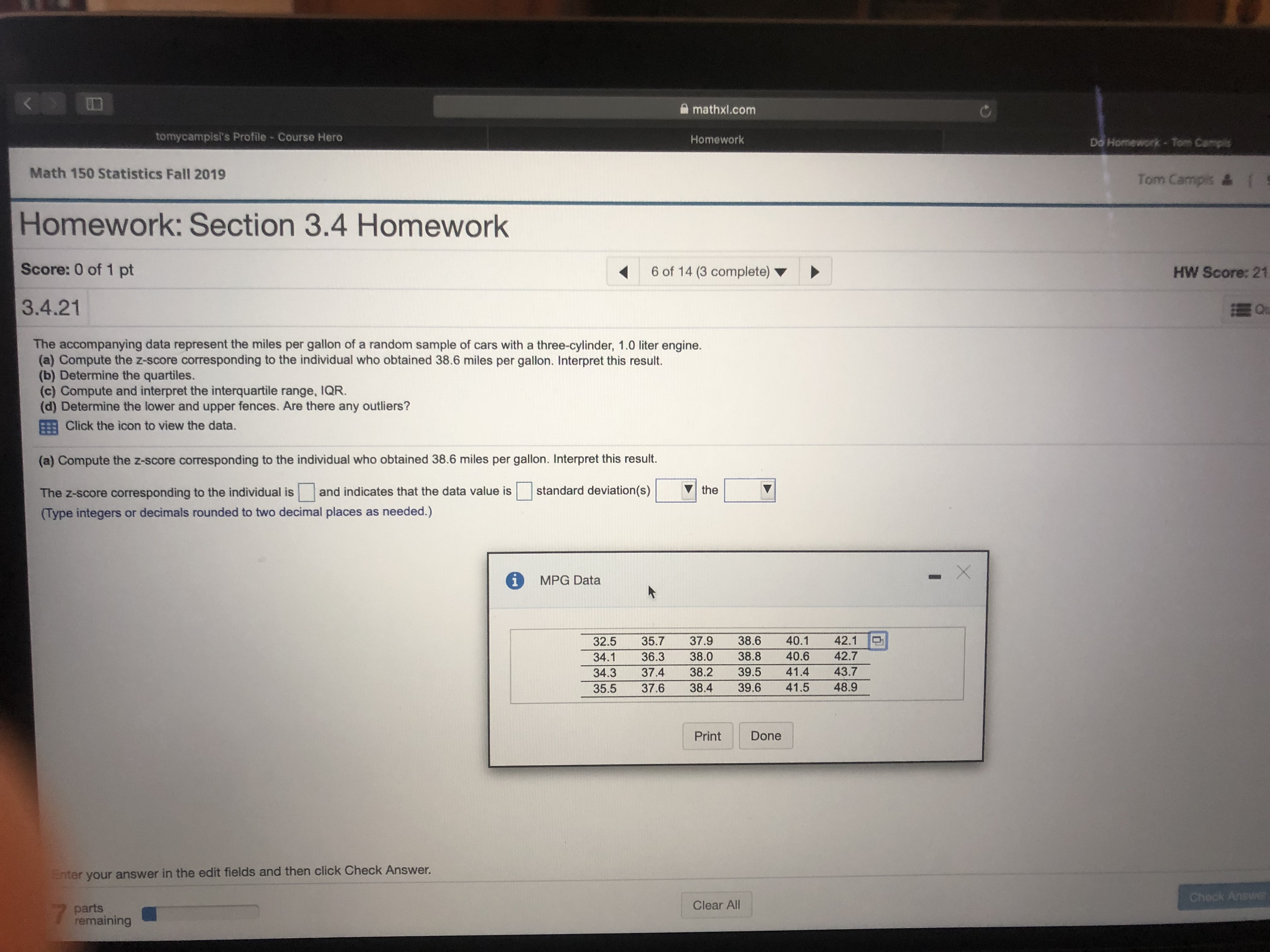 mathxl.com Homework Do Homework- Tom Campis Tom Campis & { tomycampisi's Profile
