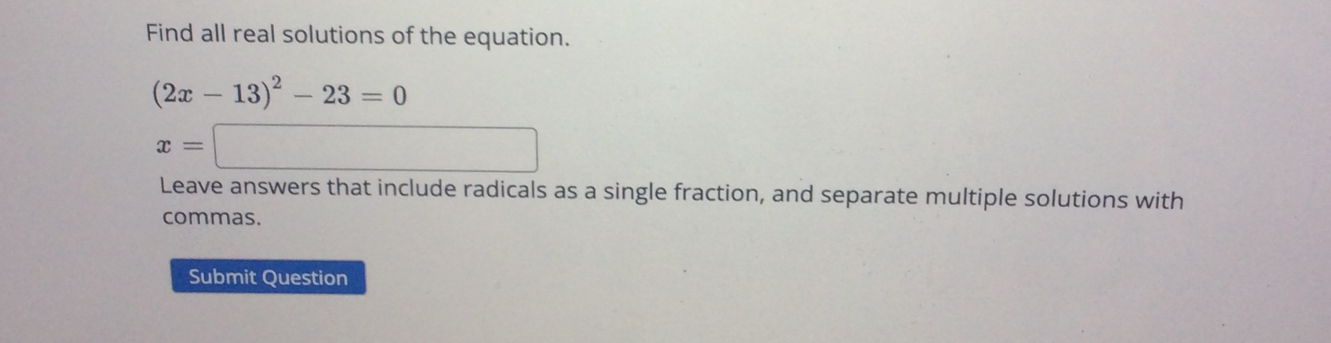 answer are optional. Submit QuestionWrite as the sum and/or difference of logarithms.