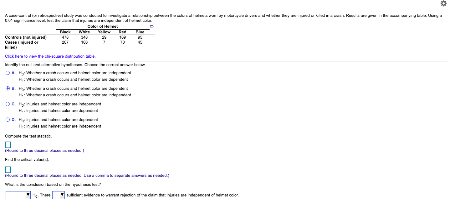 Need help with this question. I do not understand A?case-control (or?retrospective) study