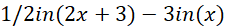simplify the logarithmic expression below into a single logarithm. \f