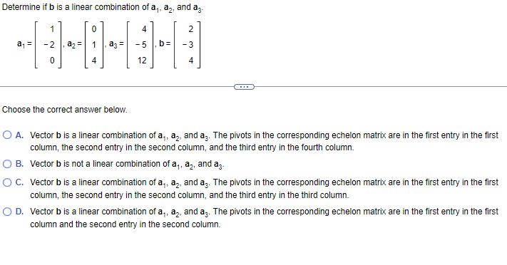 common point ofinterseclion? Explain. Choose the correct answer below. C1 A. The