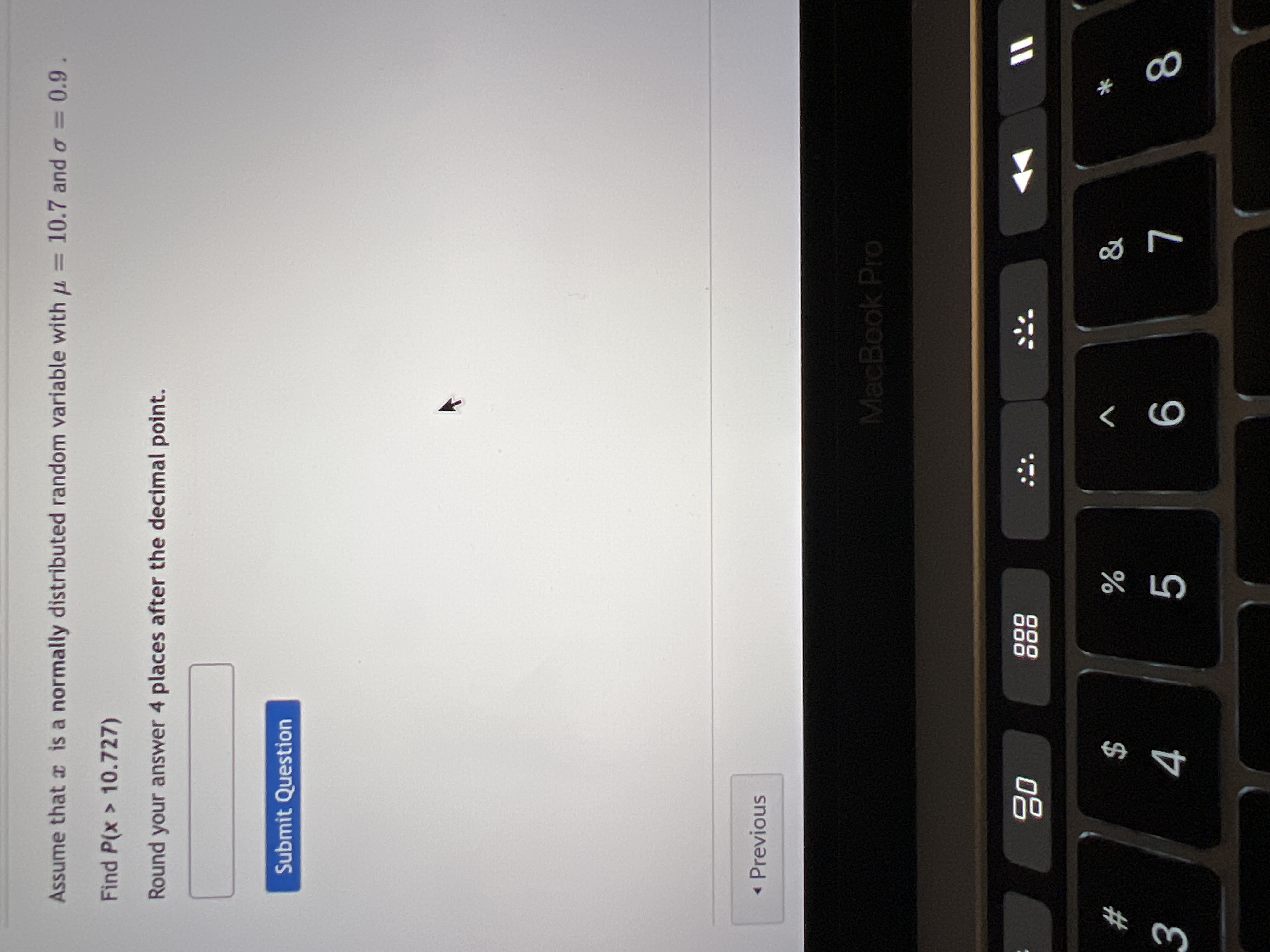 Assume that a is a normally distributed random variable with /