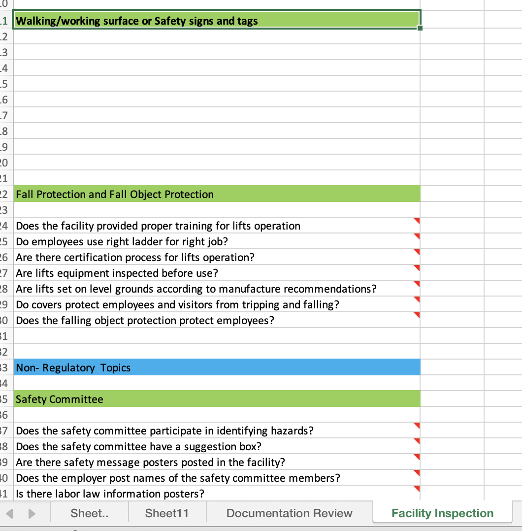 I have audit Document assignment, I need to provide 3 topics in