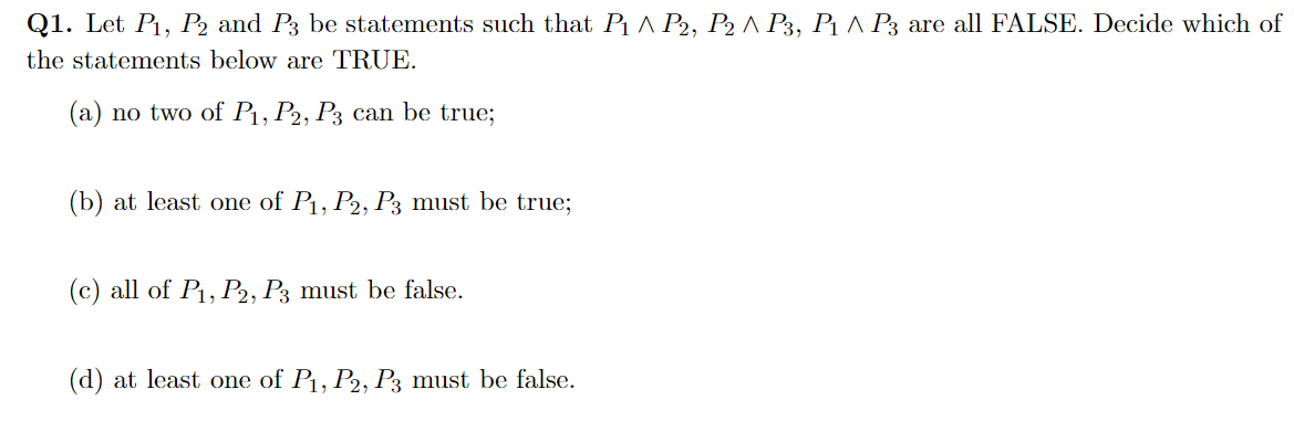 (-IP) (1) (-wQ) the negation of P (:1. Q ? Explain. 3.7.19.