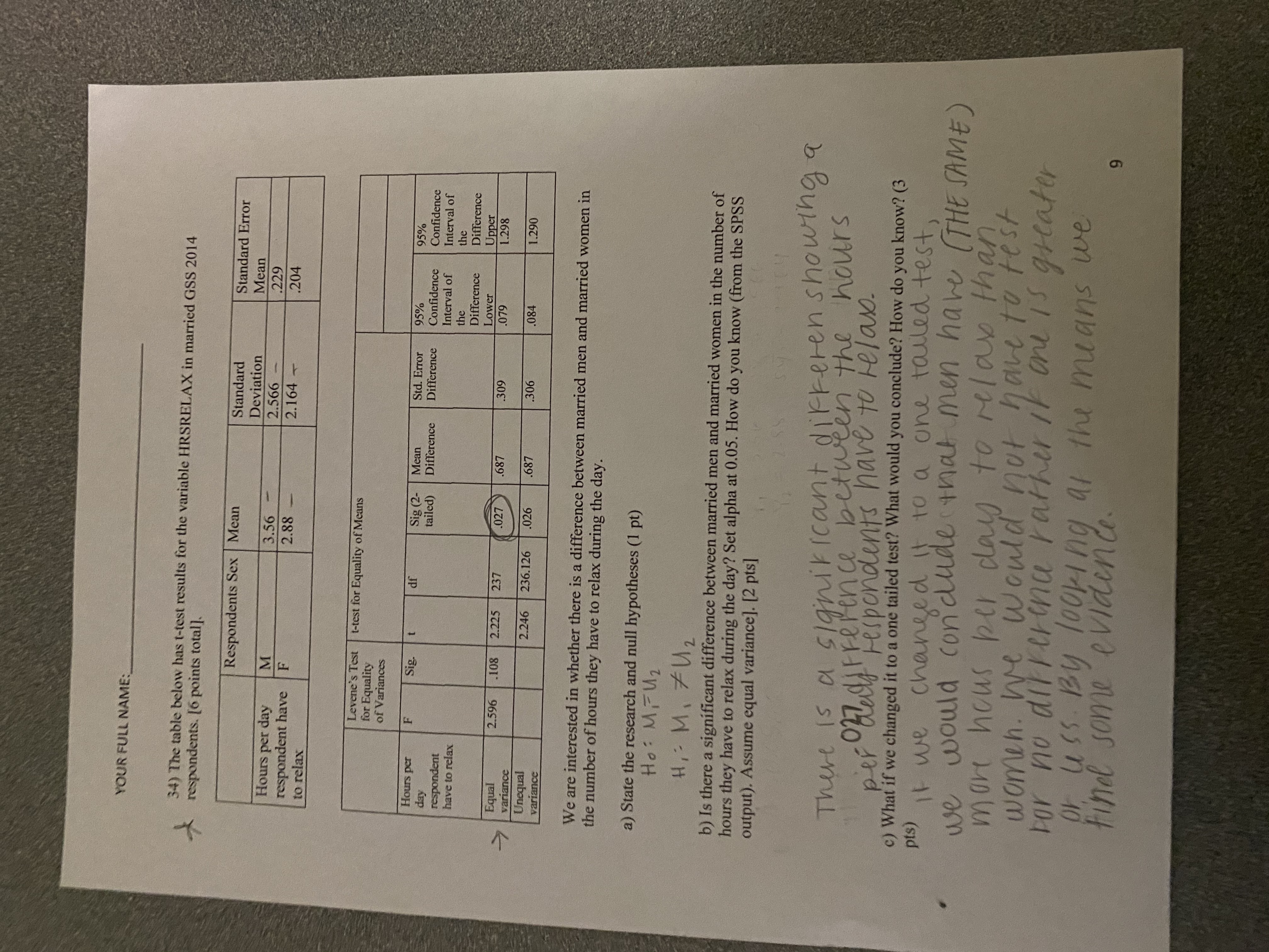 Honestly stuck on the entire problem and need help solving for part