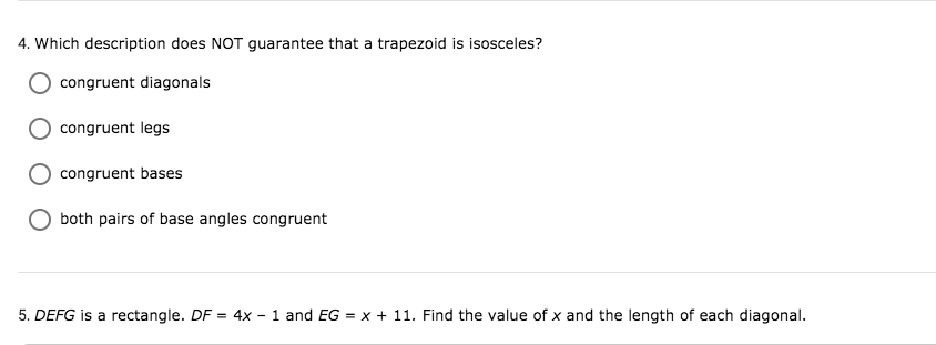 O 268 O 92 O 46 O 1342. For the parallelogram, if