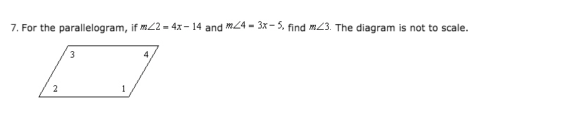 not to scale. 3 4 O 16 174 O 164 O 9\f4.