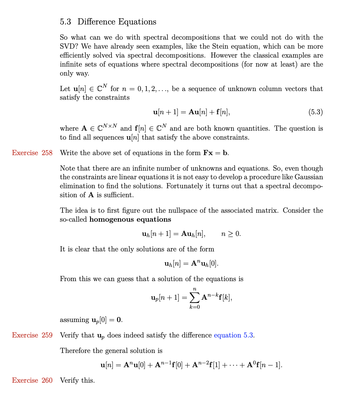 Could you please help with question 261 and 262? Thanks 5.3 Difference