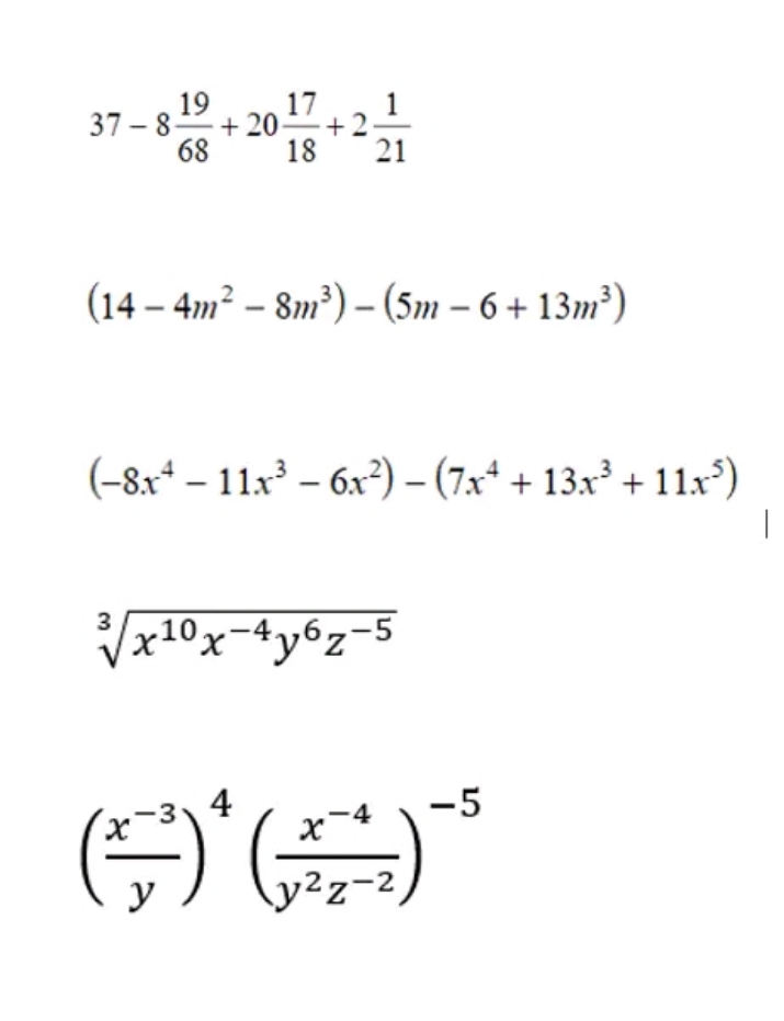 please solve with complete step-by-step solutions for me to understand the process