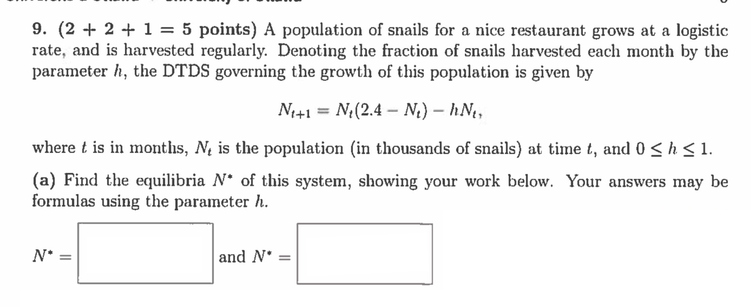 i) F. sin(x) cos(x)25n@)~1 In(2) Your answer: 3. (1 point) Which of