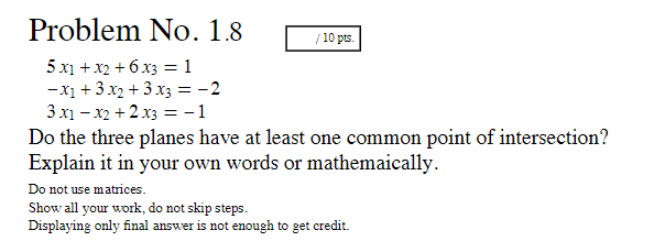 Please help me solve. Also how do i know a common point