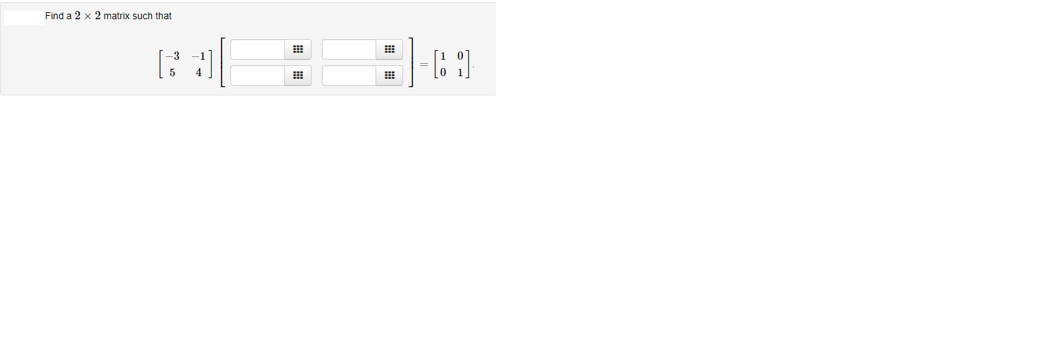 (b) Use the answer from part (a) to solve the linear system