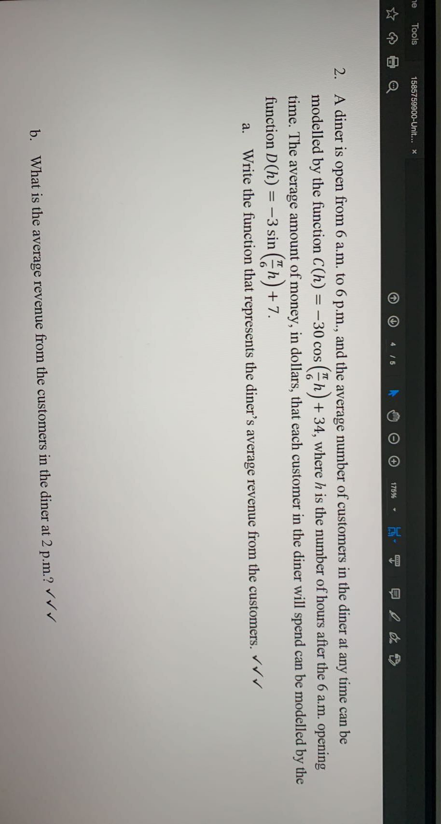 Please answer Tools 1585759900-Unit... x O G 1 5 + 175% 2.