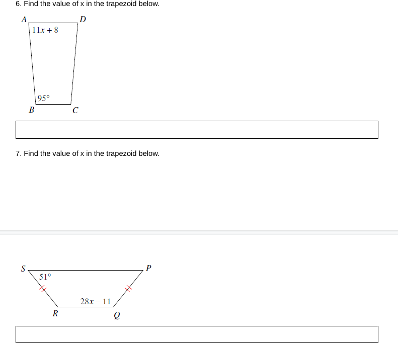of base angles are congruent. B. Congruent diagonals. C. Congruent bases. D.