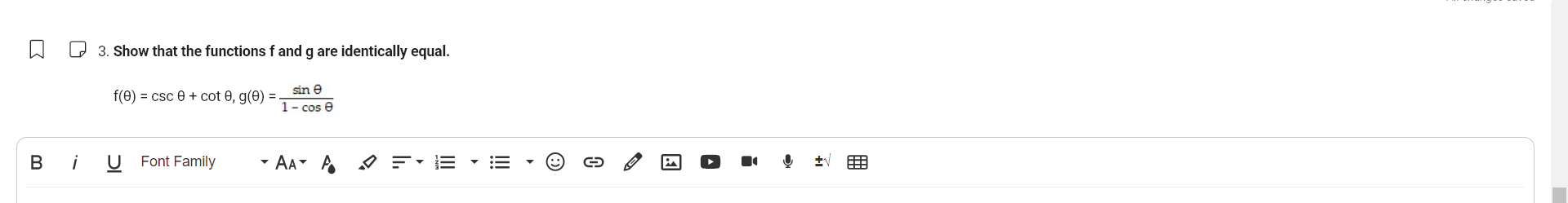 =0.1[3 cos(8t) - sin(8t)] where P is the position in meters above