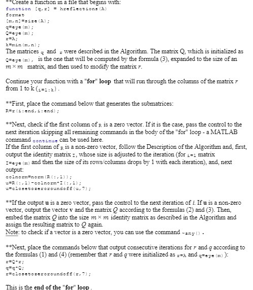  Create a function in a file that begins with: function [q,r)