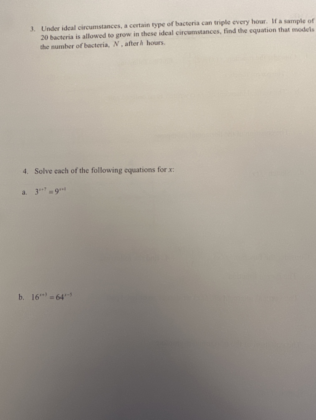 = 2\\-) , find the following: a. The parent function b. The