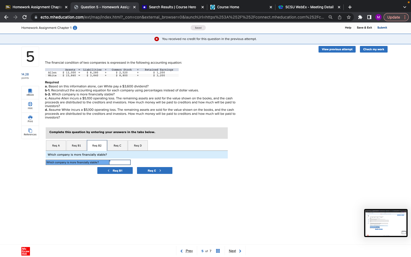 Meeting Detail X C A ezto.mheducation.com/ext/map/index.html?_con=con&external_browser=0&launchUrl=https%253A%252F%252Fconnect.mheducation.com%252Fc... Q OM Update : Homework Assignment