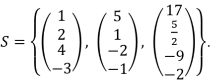 1. Consider the matrix A = \f