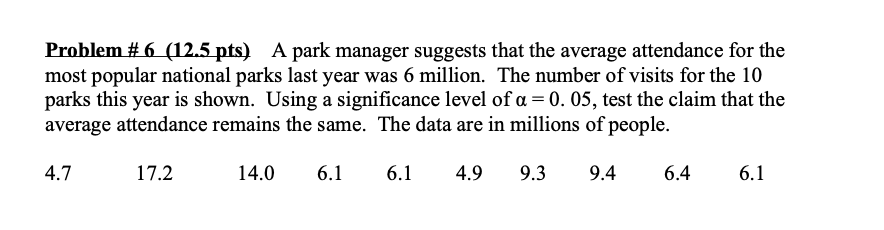 this is hypothesis test. please show exact work. thank you Mints} A
