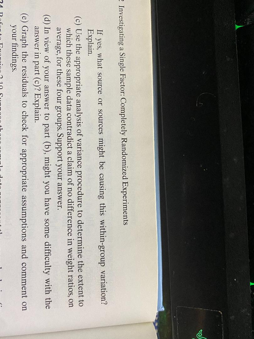 Graph the residuals to check for appropriate assumptions and comment on your