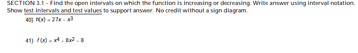 I need help with showing test intervals and test values. I get