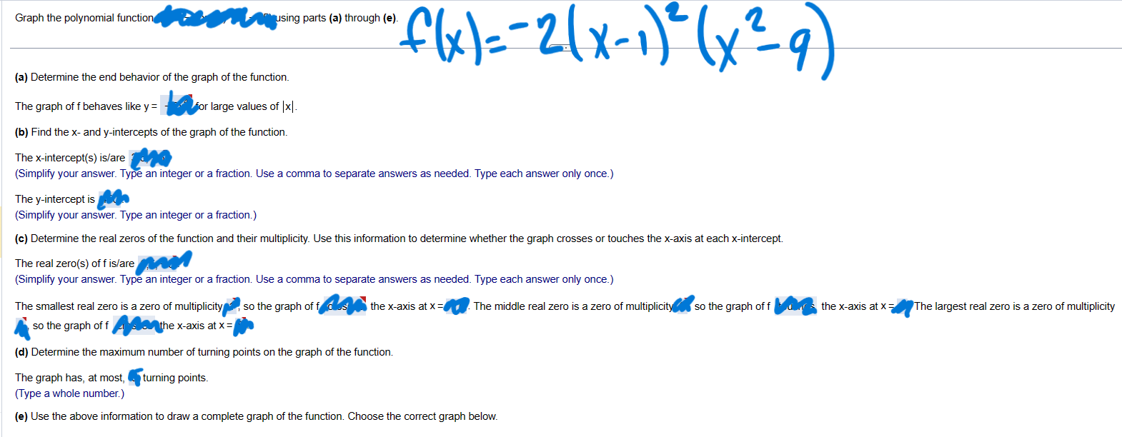 or a fraction. Use a comma to separate answers as needed. Type