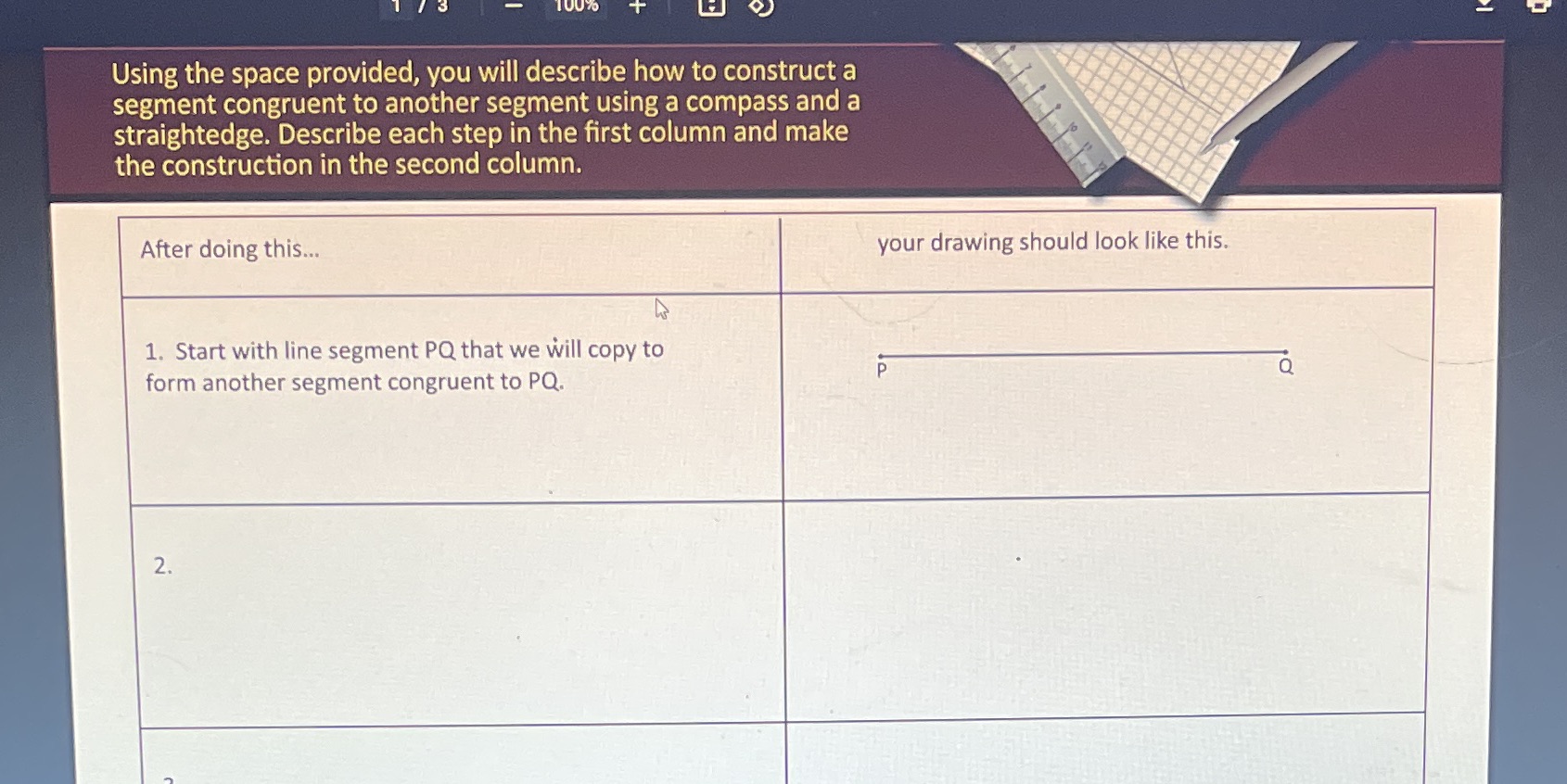 there 10 columns total Using the space provided, you will describe how