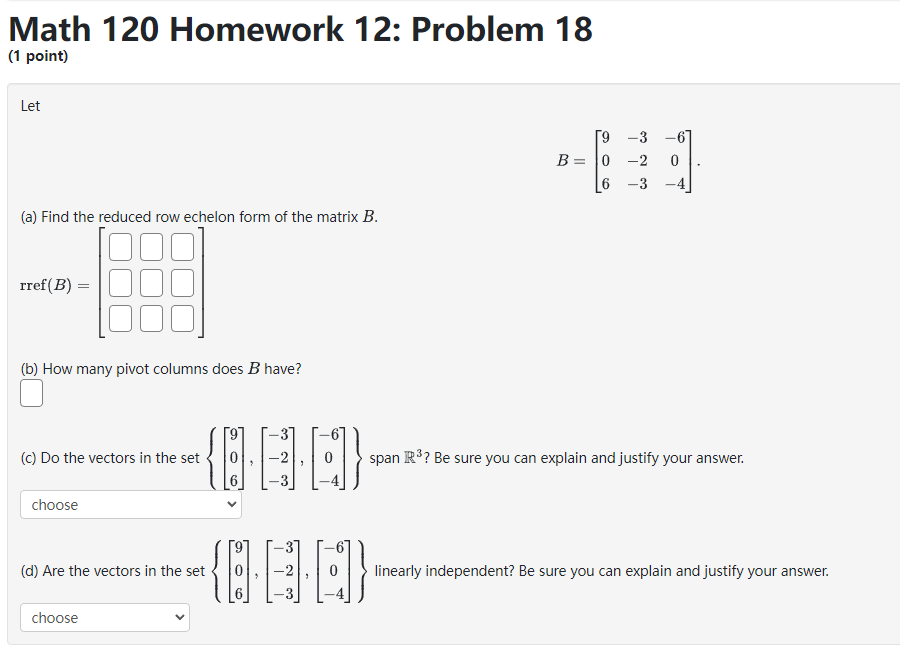 basis of E5. If not, determine the dimension of the subspace spanned