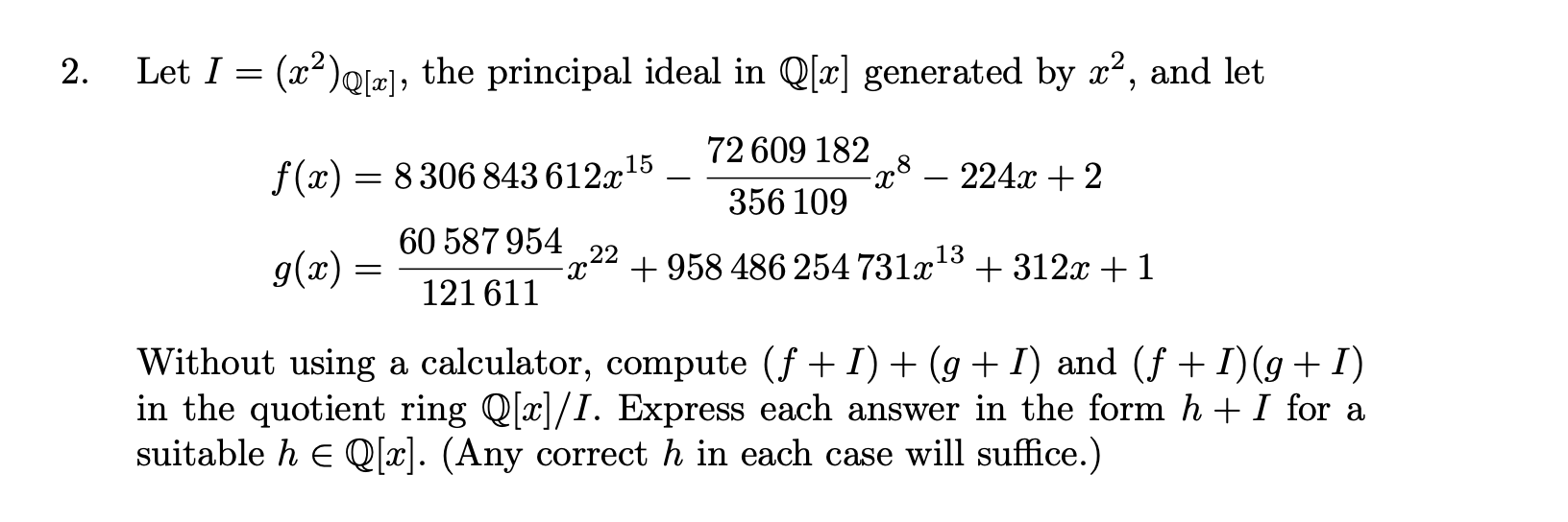 could you please help me with this question and explain why? 2.