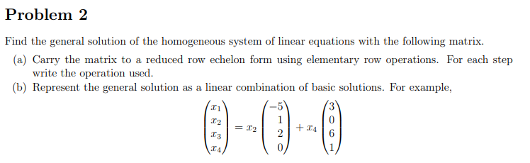 an example showing that it is false.\f\f\fProblem 2 Find the general solution