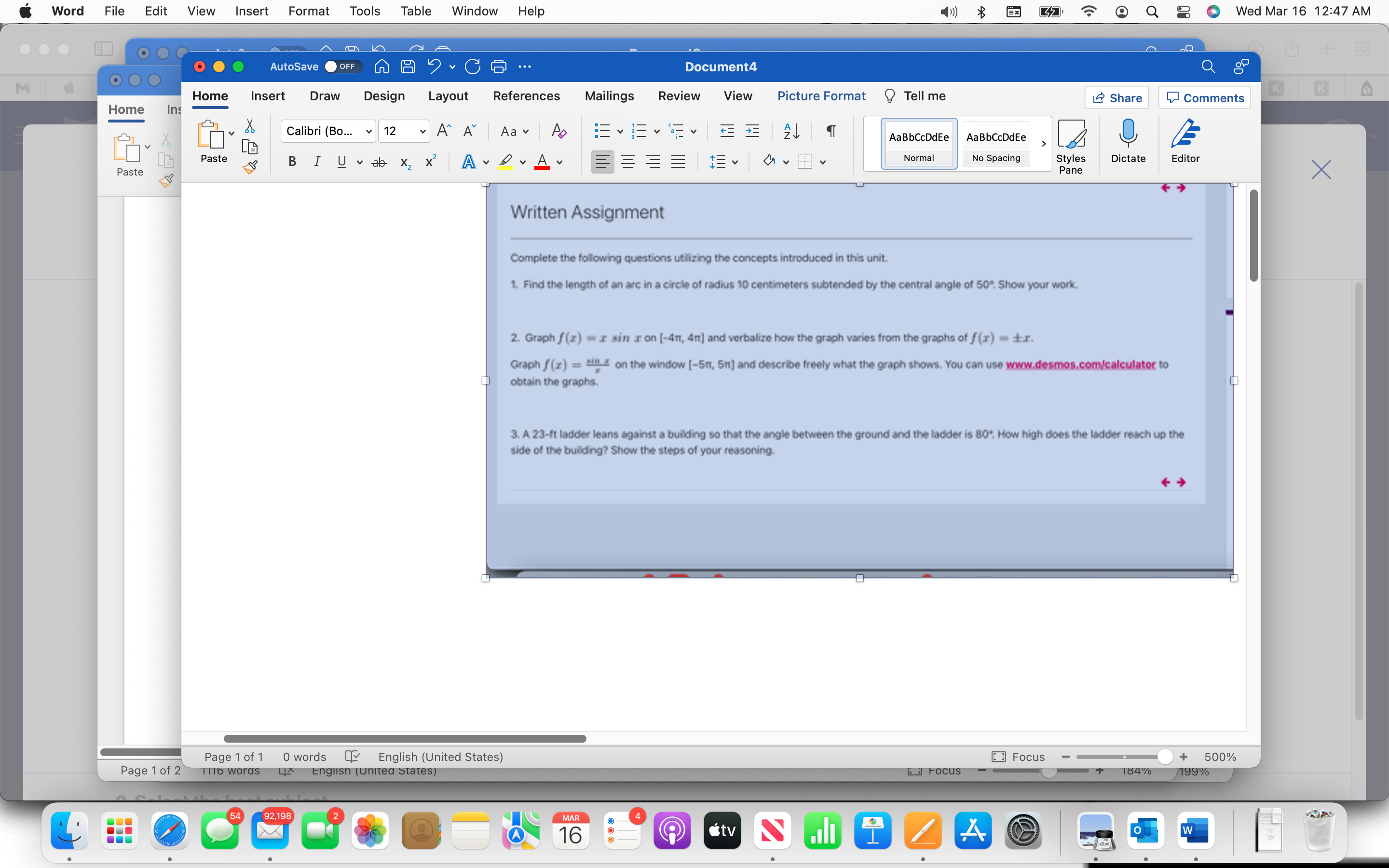  Word File Edit View Insert Format Tools Table Window Help Q
