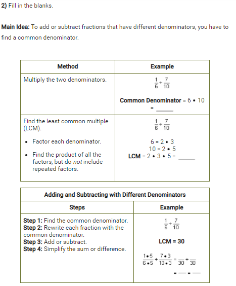 just like adding or subtracting fractions with common denominators. Fractions Rational expressions