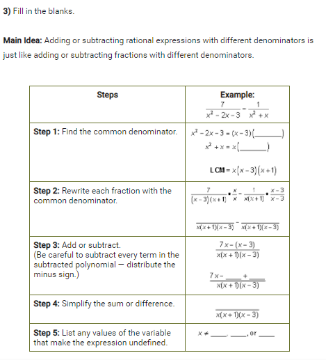 b_a+b C C C C C C Adding and Subtracting with Common