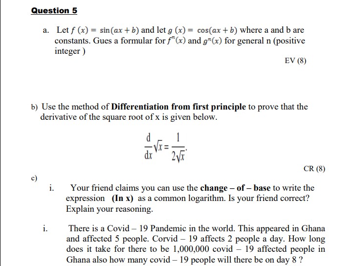 QUESTION 1 a. Consider a rectangle with perimeter 28 (units). Let the