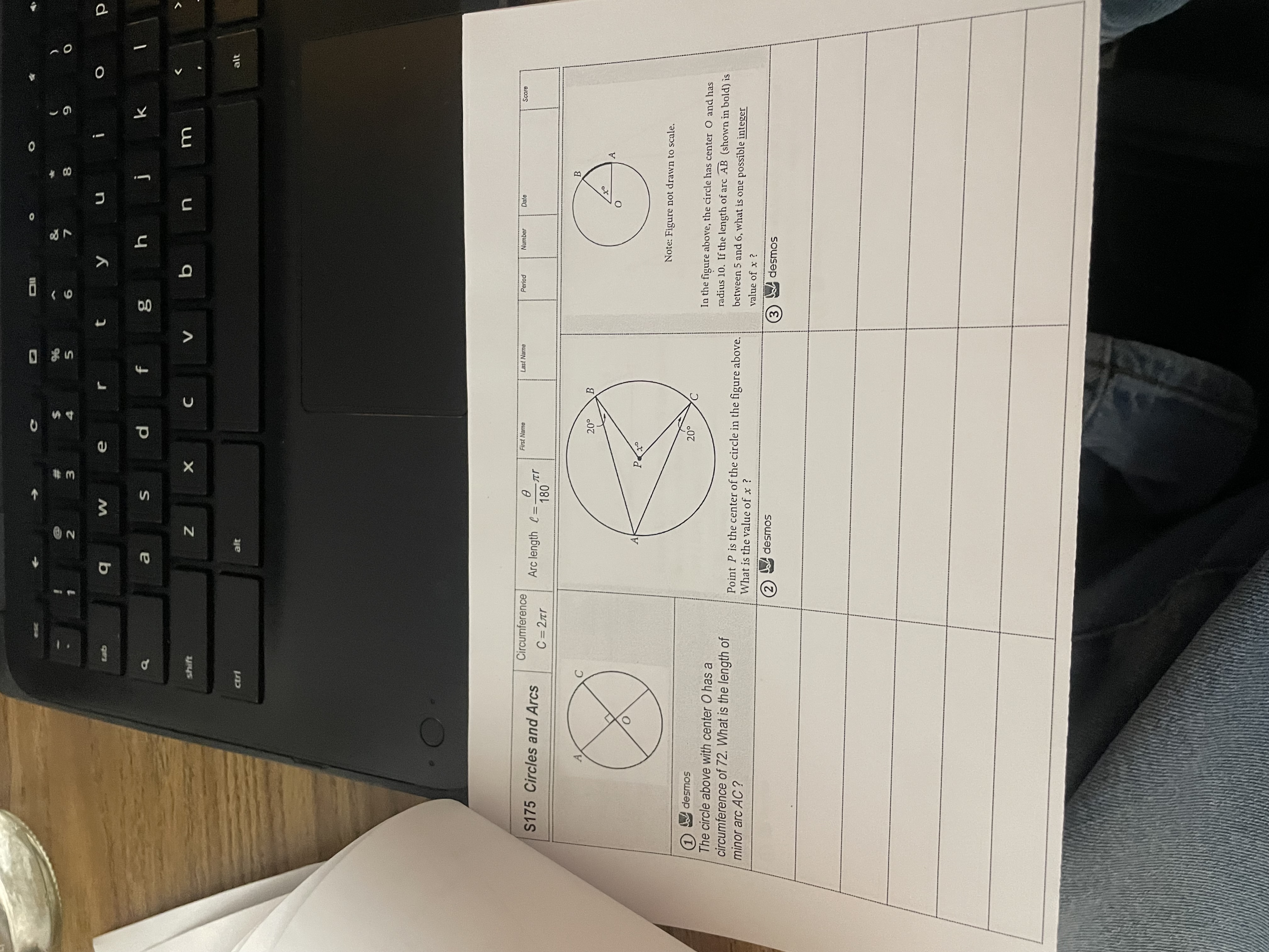 xy-plane above, line ( is parallel to line k. 350, what is