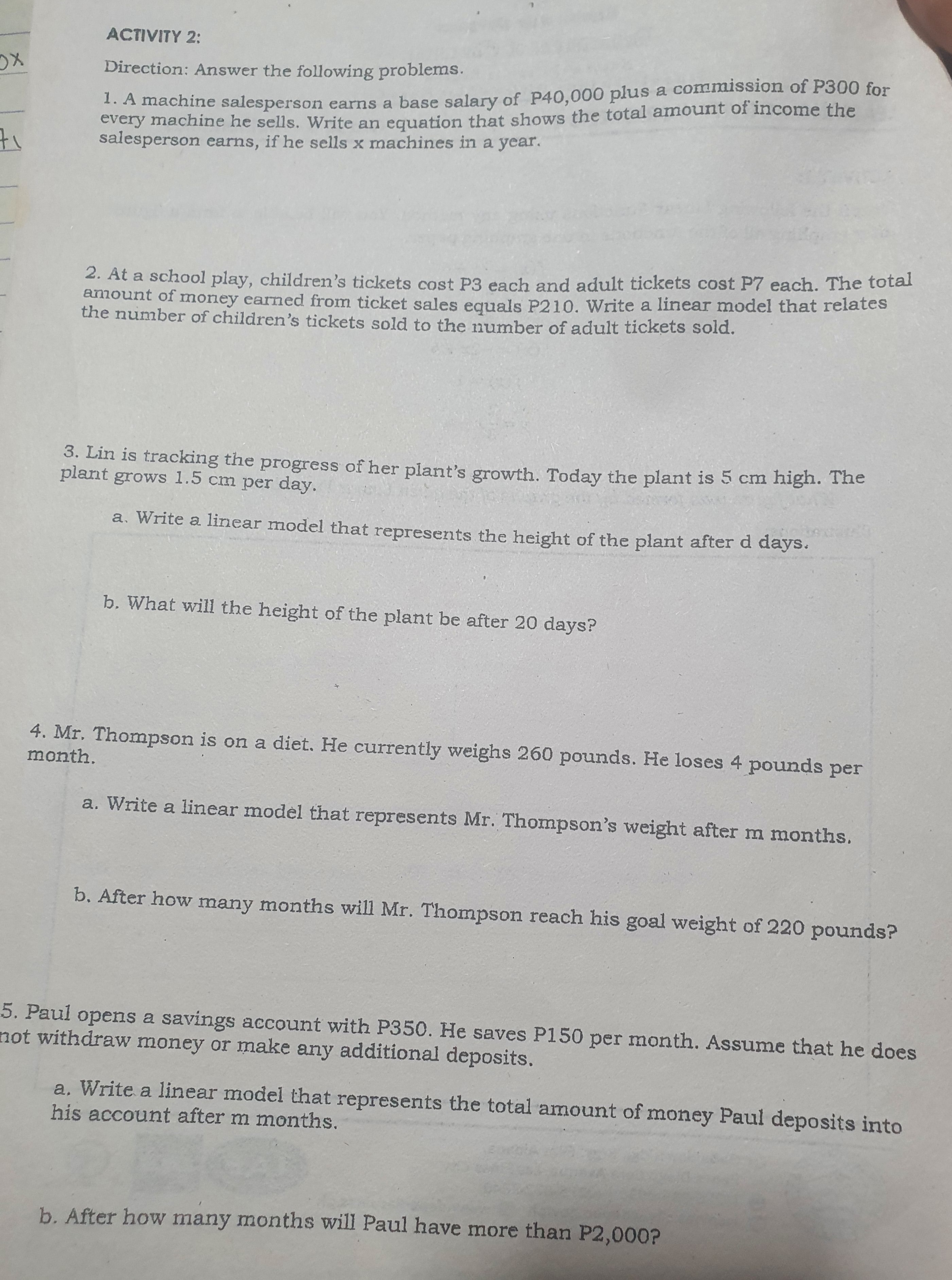 method. You will be able to form a figure after graphing all