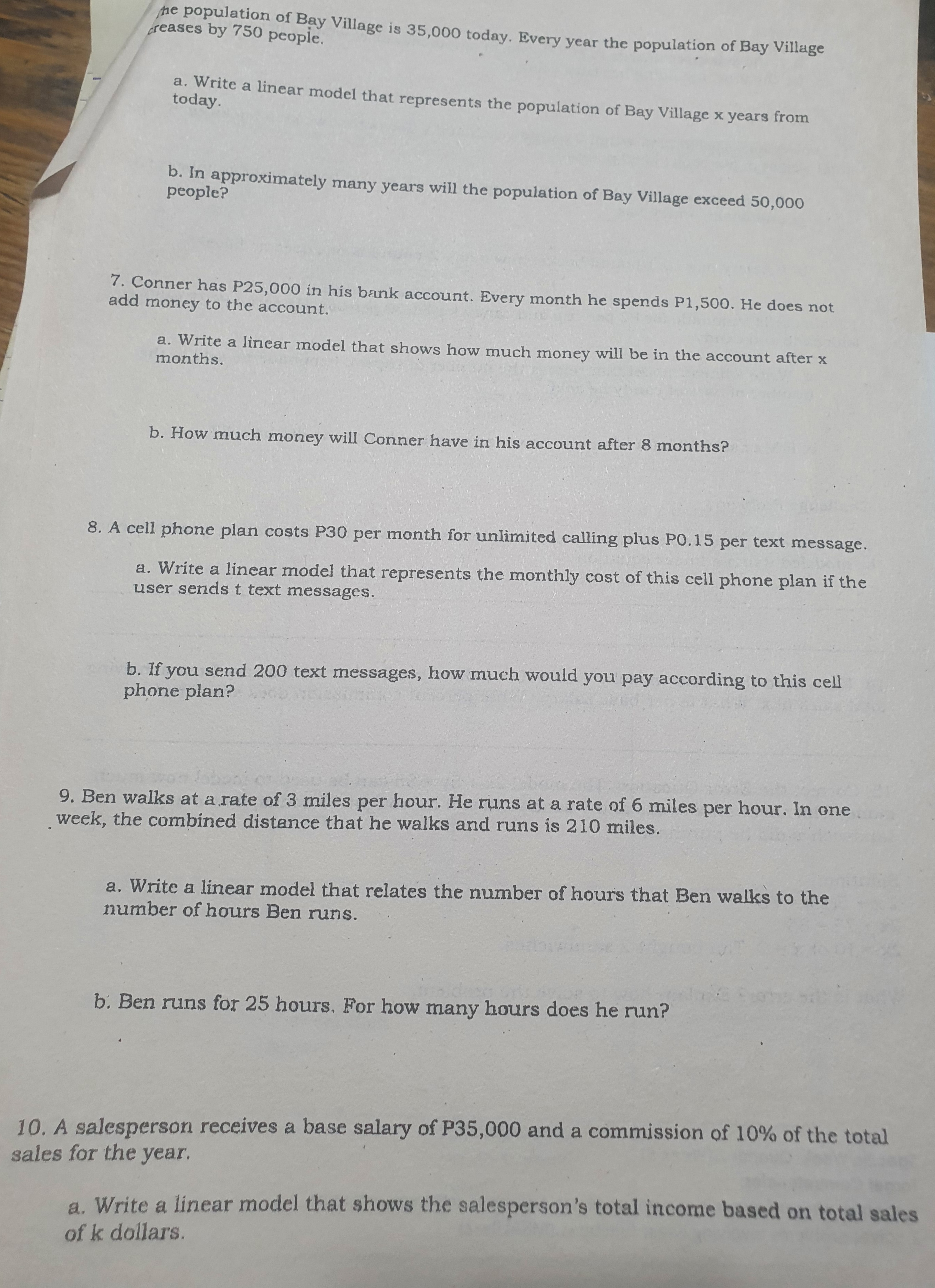 of the functions in one graphing paper. f (x) = 2x46 y