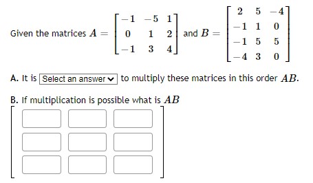 F] + 3 [G] =\fThe following augmented matrix which represents a linear