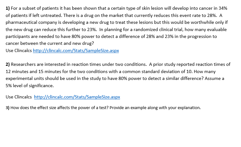Please help with Stats Question. Can use any sample size calculator online,