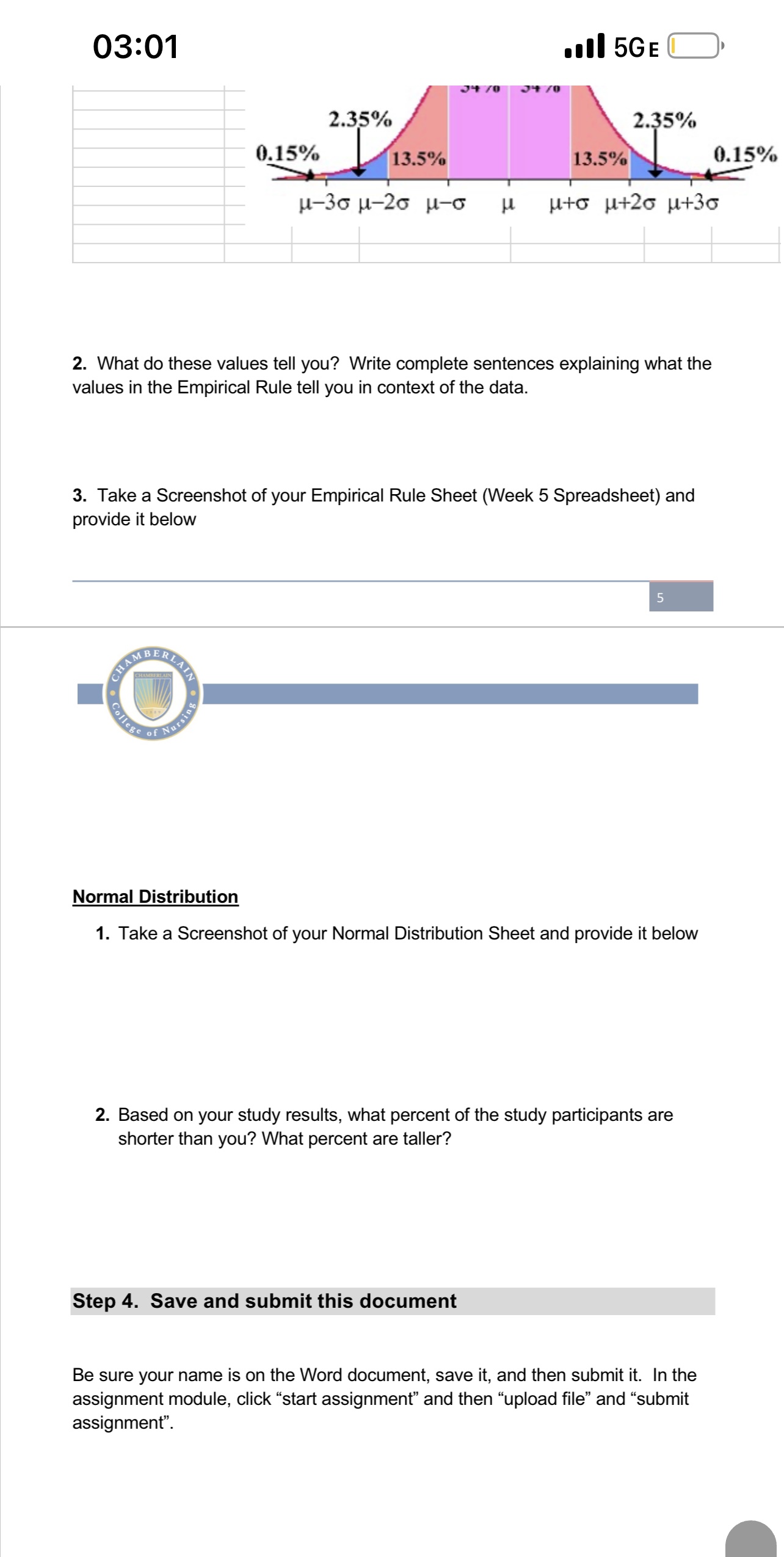Name: Instructor Name: Week 5 Lab Assignment Please use this template to