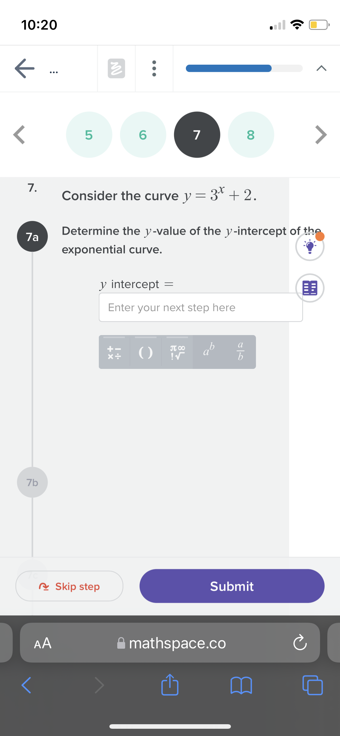 X 2t models the population, A , of aphids in a field